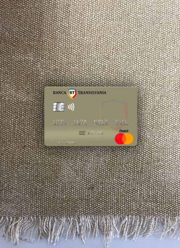 Download Moldova Banca Transilvania mastercard photolook front Photoshop template